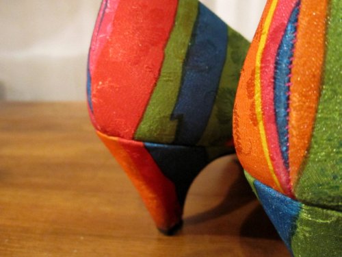 他の写真2: サイケデリック　カラフル　パンプス 25.0cm[1007]