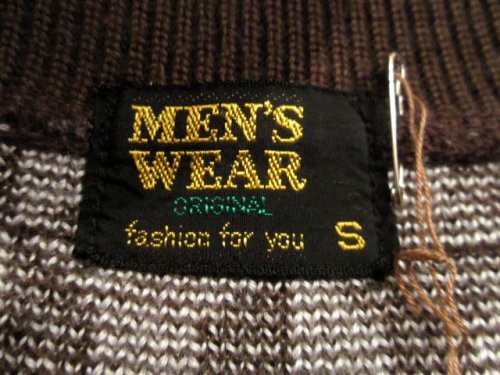 他の写真1: レトロ柄ニットベスト 〔5076〕