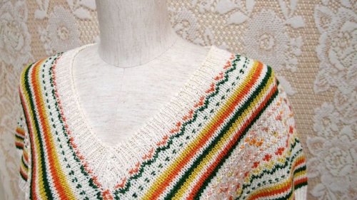 他の写真2: Vネックサマーニット[1006]