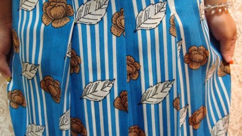 他の写真2: 花×葉っぱ×ストライプスカート[1097]