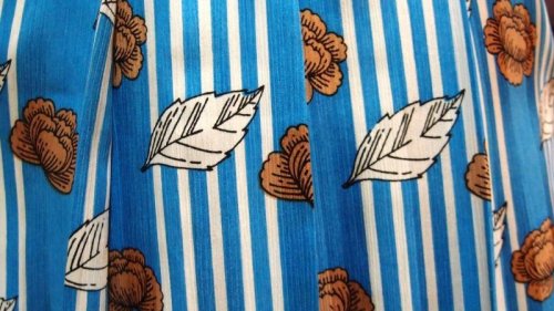 他の写真3: 花×葉っぱ×ストライプスカート[1097]