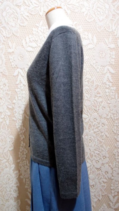 他の写真1: ステッチ風模様入りカーディガン  〔5070〕