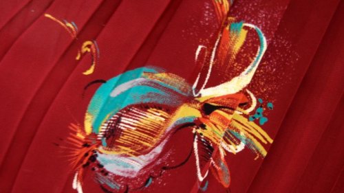 他の写真2: 果実柄プリーツスカート [5072]　