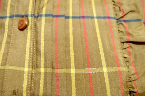 他の写真3: スタンドカラーチェックブラウス[5100]