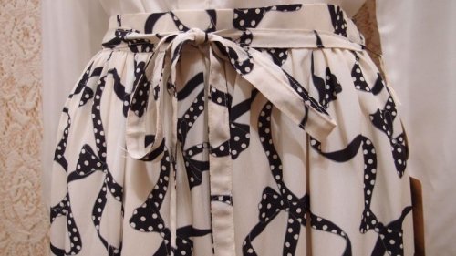 他の写真2: リボン柄フレアスカート [1115]　
