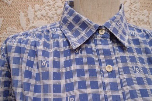 他の写真2: ロゴ×チェックブラウス[15160]