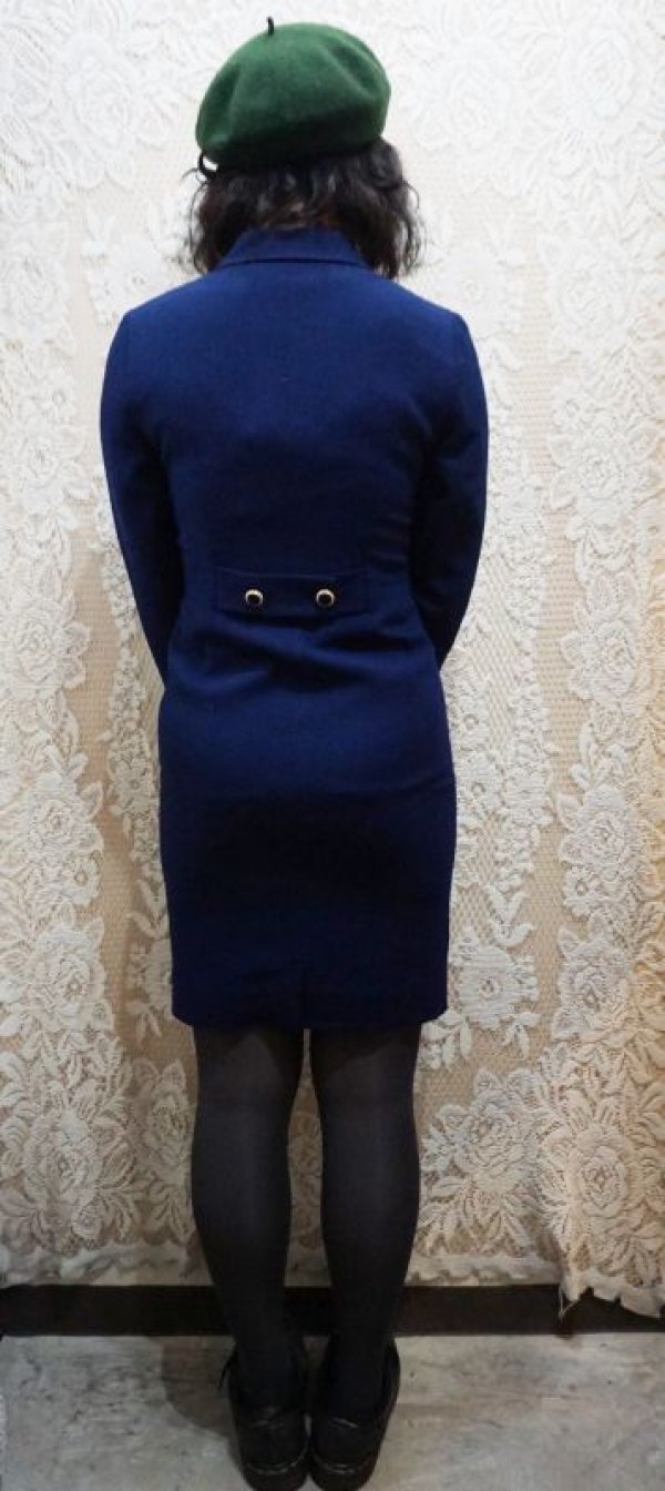 画像3: “Talbots” 無地 ウールワンピース [55533]