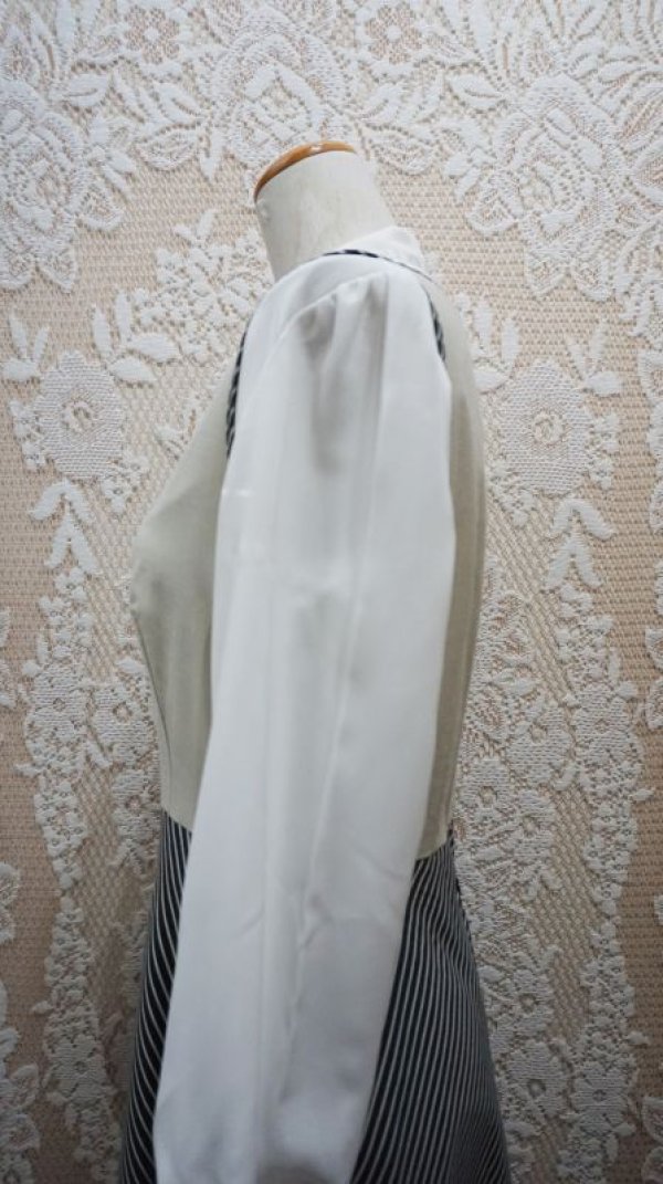 画像6: ストライプ柄　ノースリーブ ワンピース [51906]