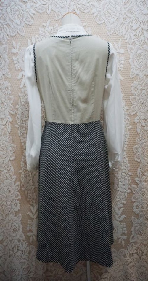 他の写真3: ストライプ柄　ノースリーブ ワンピース [51906]