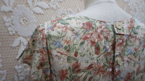 他の写真3: ボタニカル柄　コットンワンピース　 [51948]