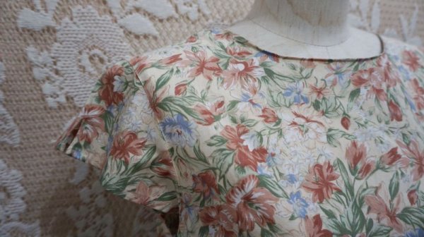 画像4: ボタニカル柄　コットンワンピース　 [51948]