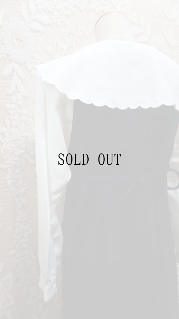 画像8: 無地 混ウール ジャンパースカート チロリアンテープ[52151]