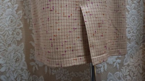 他の写真3: チェック柄　ピンクパープル　ノースリーブワンピース[52159]