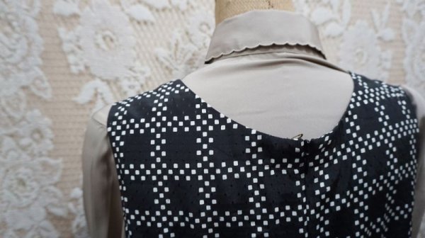 画像6: チェック柄 ジャンパースカート モノトーン ワンピース [52190]