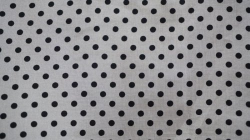 他の写真1: ドット柄 半袖ブラウス 七分袖 丸襟 クレリックカラー[11171]