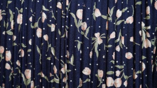 他の写真1: 花柄 スカート プリーツ/w68cm[41420]