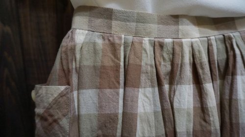 他の写真1: チェック柄 スカート /w64cm [41489]