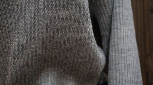 他の写真1: グレー タートルネックセーター〔5095〕