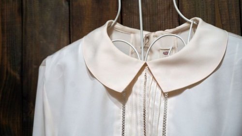 他の写真1: ライトピンク 長袖ブラウス[15462]