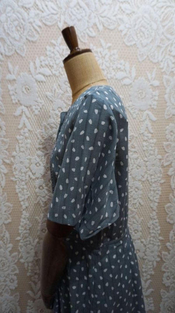 画像6: 半袖レトロワンピース [52316]