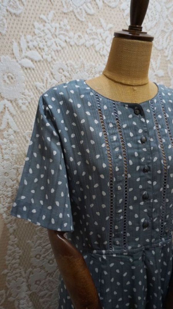 画像3: 半袖レトロワンピース [52316]