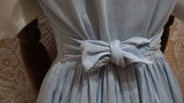 画像8: デニム 袖無 ジャンパースカート ノーカラー[52432]