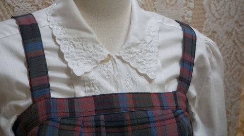 他の写真1: チェック柄 ジャンパースカート[52448]