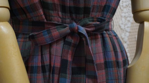 画像7: チェック柄 ジャンパースカート[52448]