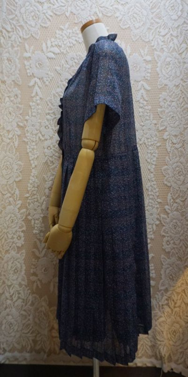 画像3: レトロ幾何学柄 レトロワンピース [52468]