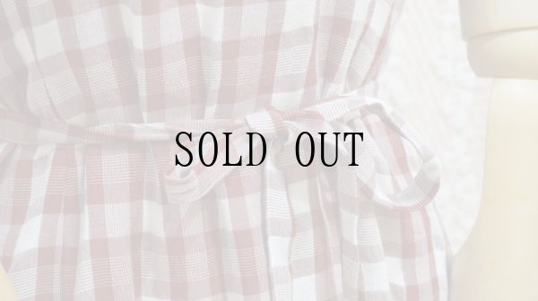 画像6: チェック柄 ジャンパースカート リボン [52491]