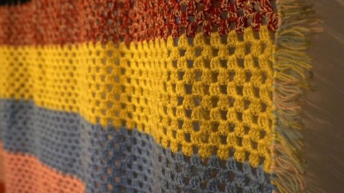 他の写真1: [SALE] かぎ編み  ブランケット 210×150cm [1188]