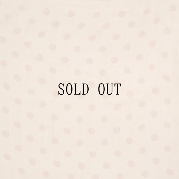 画像1: シルクスカーフ ドット柄 91cm×91cm [0189]