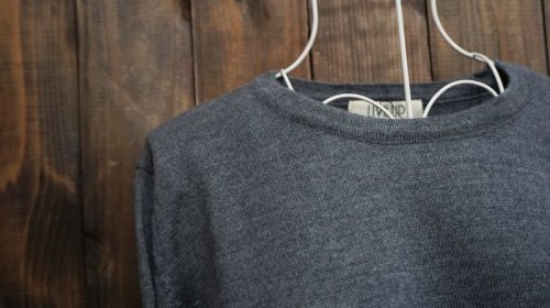 他の写真1: グレー ニットセーター [25260]