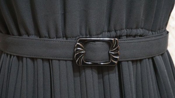 画像5: ブラック 半袖 ワンピース [52598]