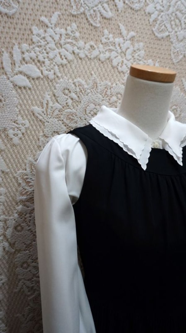 画像5: 黒 ジャンパースカート[52651]