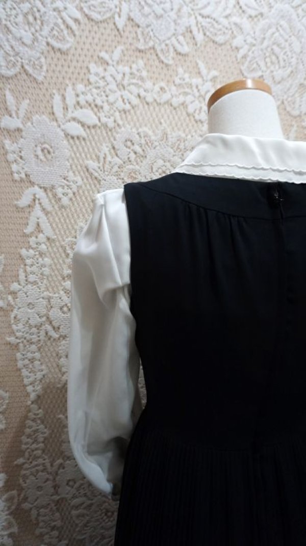 画像7: 黒 ジャンパースカート[52651]