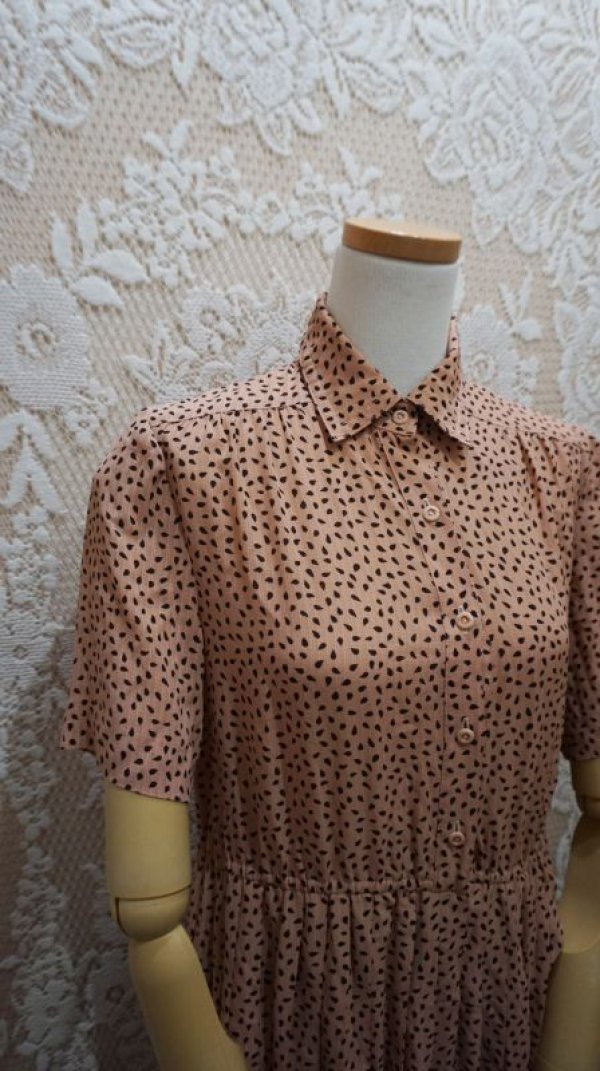 画像5: ドロップ柄  半袖 レギュラーカラー[52722]