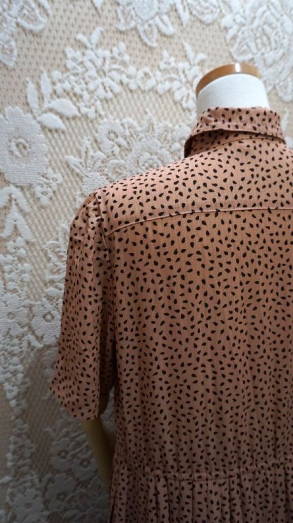 画像8: ドロップ柄  半袖 レギュラーカラー[52722]