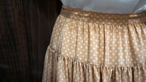 他の写真1: "PINK HOUSE" ドット柄 レトロスカート /w62cm [41816]