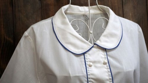 他の写真1: 白 半袖  ブラウス 丸襟[11670]