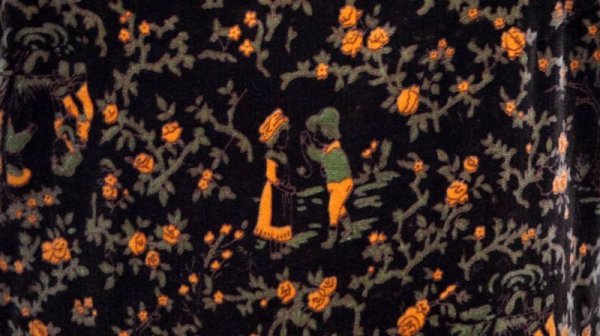 画像5: 少年少女の絵模様 花柄 ベロア ジャンパースカート[52904]