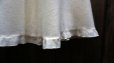 画像2: 無地 白  ウール スカート 裾フリル /w67cm[42003] (2)