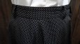画像3: ドット 黒 スカート フレア/w65cm[42043] (3)