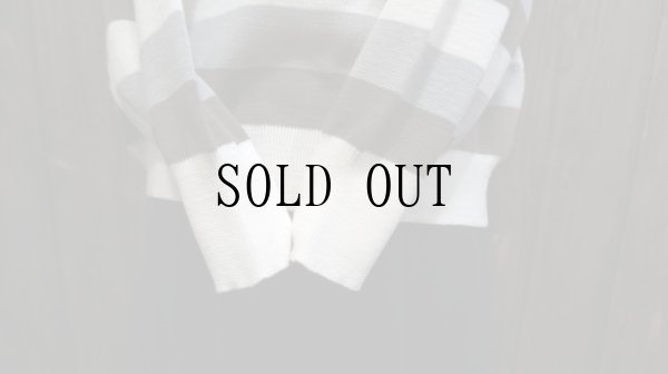 画像3: ボーダー柄 ニット セーター クルーネック[25457]