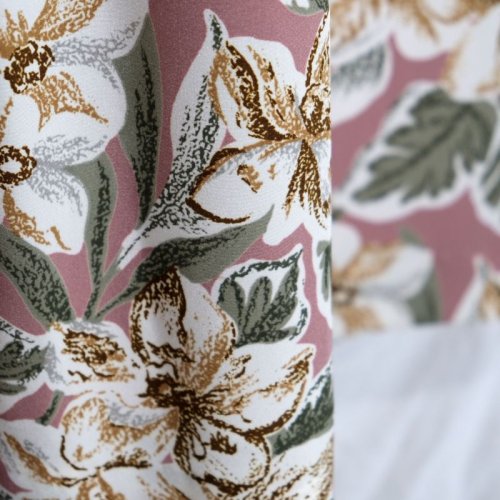 他の写真1: 花柄 ピンク スカート フレア/w62cm[42081]