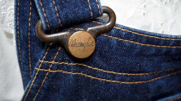 画像4: 無地 デニム オーバーオール[56409]