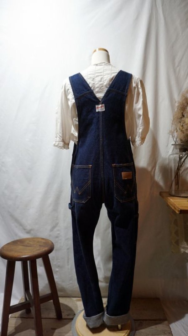画像8: 無地 デニム オーバーオール[56409]