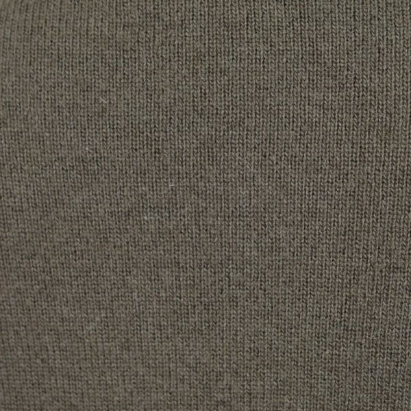 画像9: イタリア製 無地 オリーブグリーン カシミヤ ニット セーター クルーネック[25616]