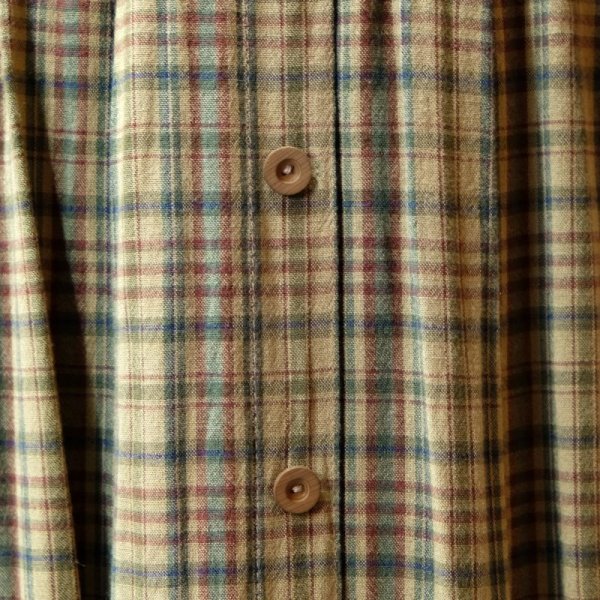 画像11: チェック柄 グリーン系 スカート プリーツ /w68cm[42277]