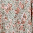 画像7: 花柄 グリーン×ピンク系 スカート フレア w70cm[11747]